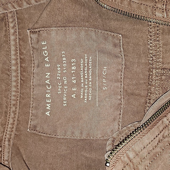 AE American Eagle Jacket Coat Anorak Utility Outerwear Hooded Hoodie Pockets S - Picture 10 of 14